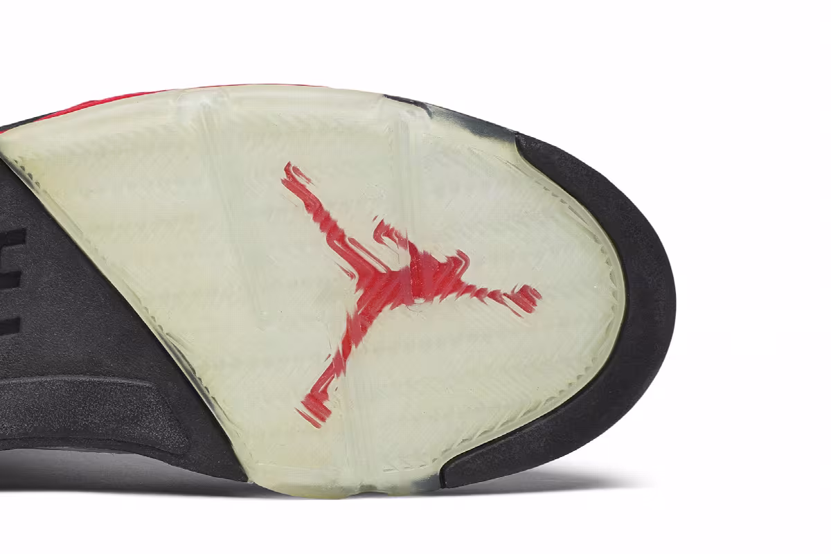 Air Jordan 5 White Fire Red 2000, view 6