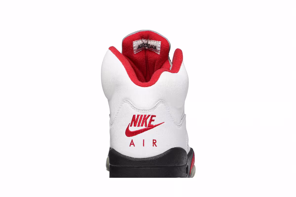 Air Jordan 5 White Fire Red 2000, view 8