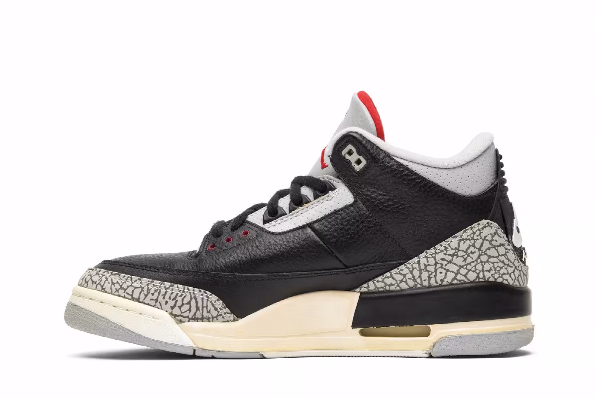 Air Jordan 3 Black Cement 1994, view 4