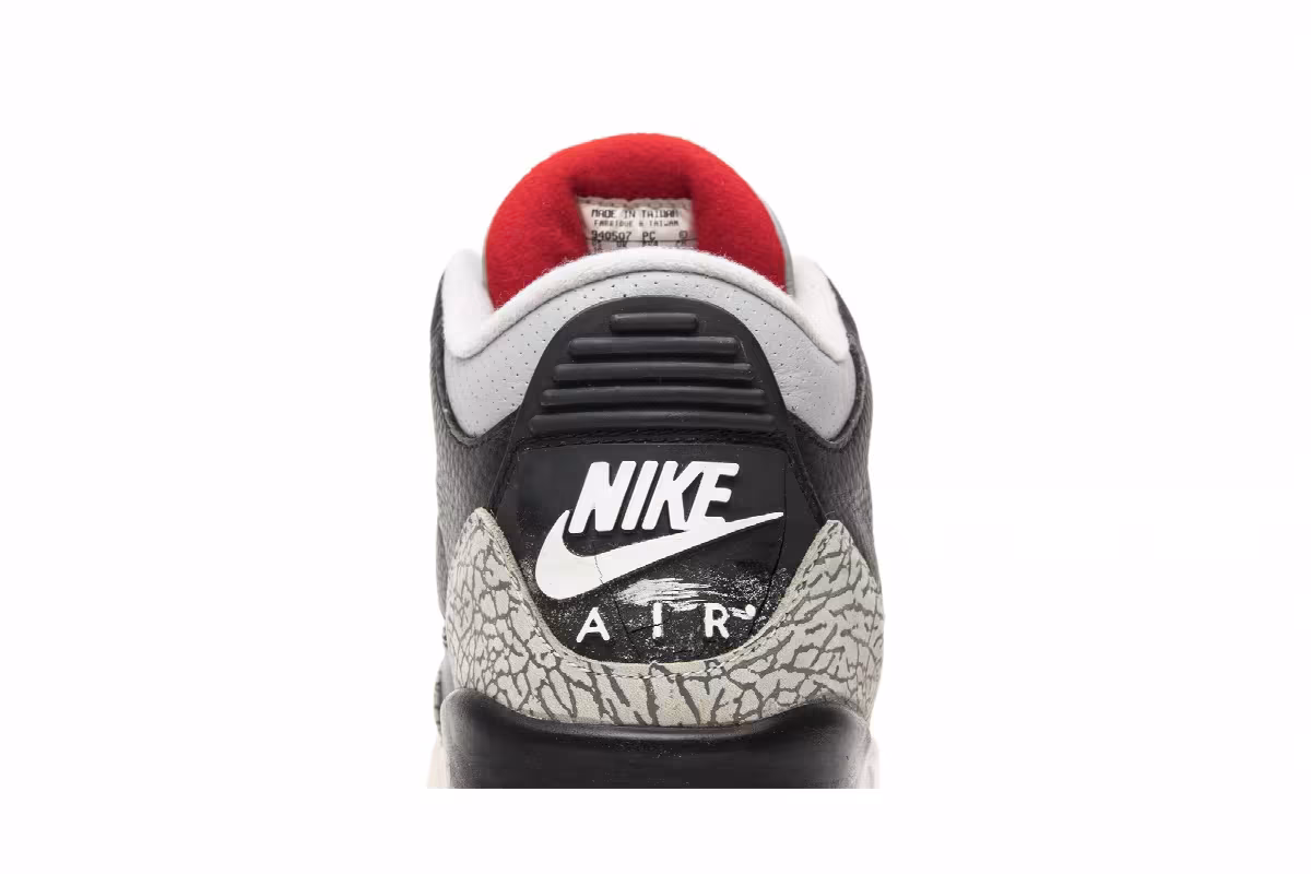 Air Jordan 3 Black Cement 1994, view 8