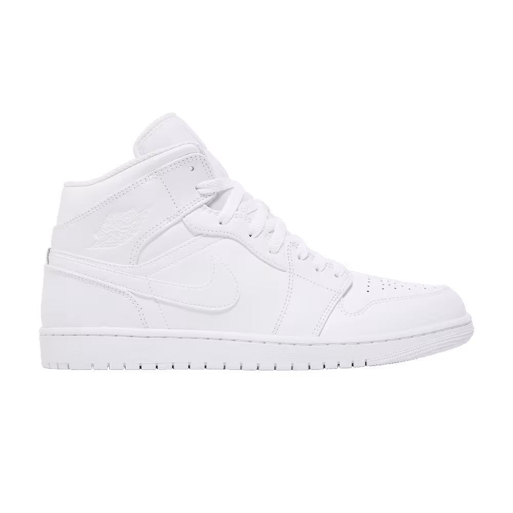 Air Jordan 1 Mid Triple White