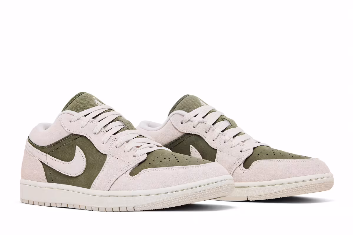 Air Jordan 1 Low Medium Olive, view 9