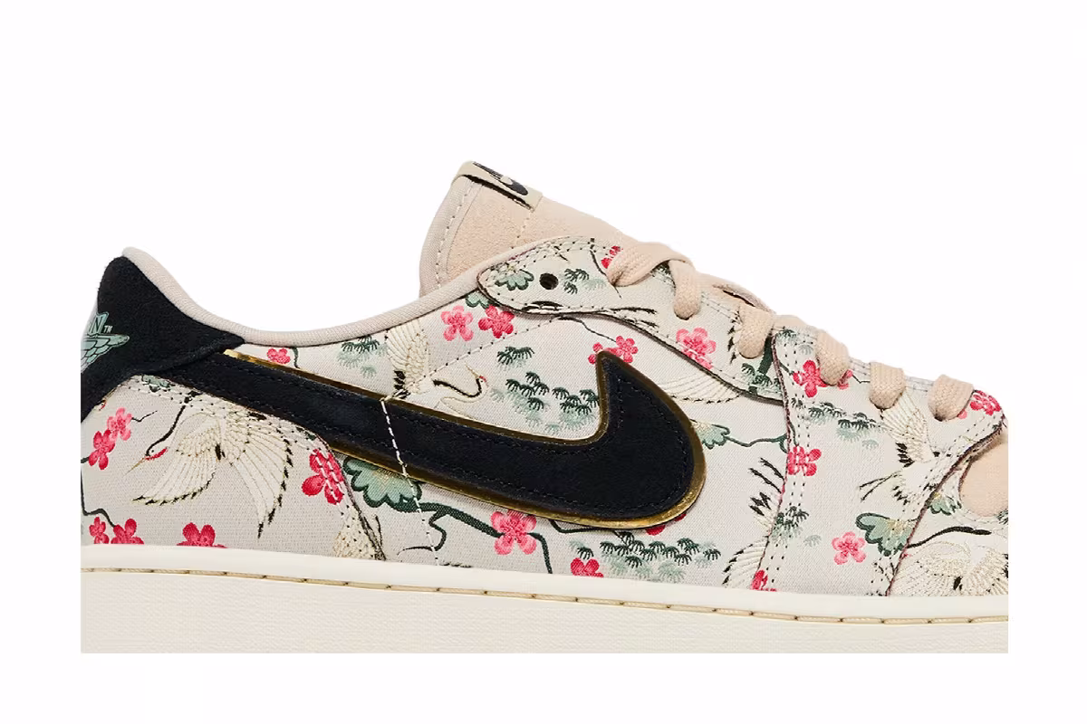 Rui Hachimura x Air Jordan 1 Low OG Cranes, view 3