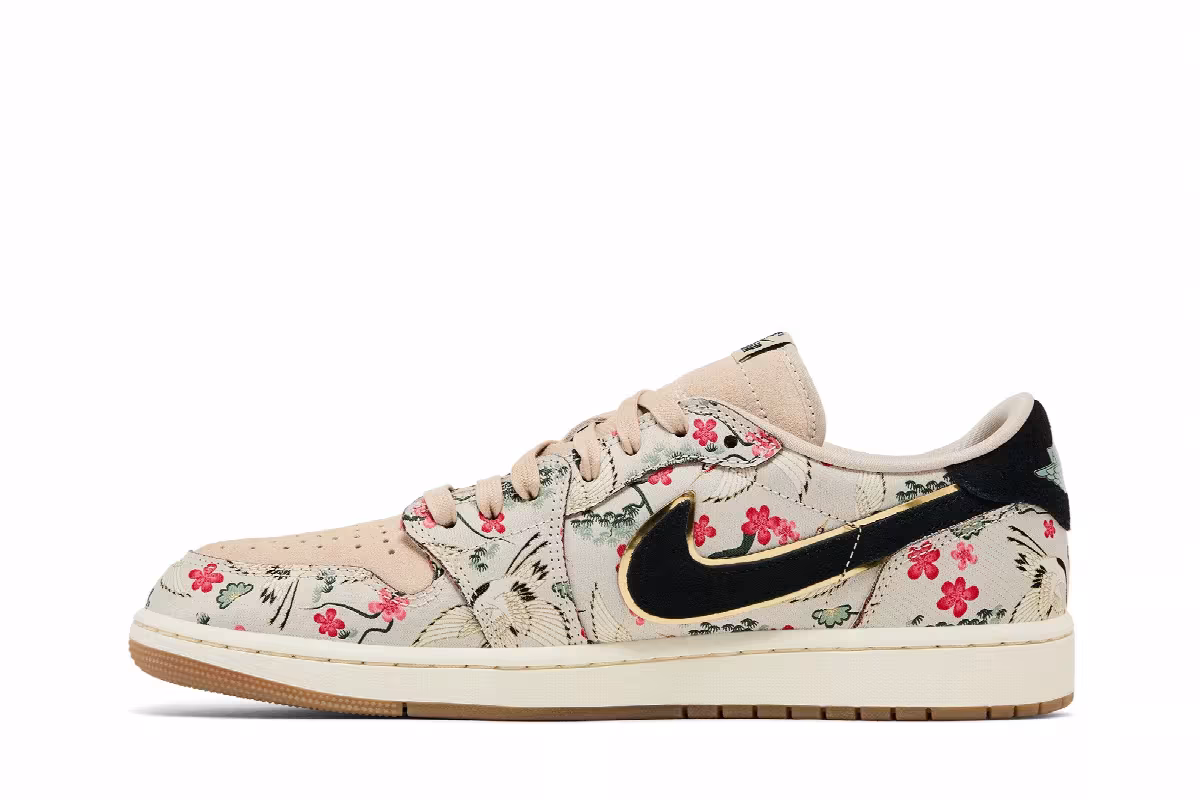 Rui Hachimura x Air Jordan 1 Low OG Cranes, view 4