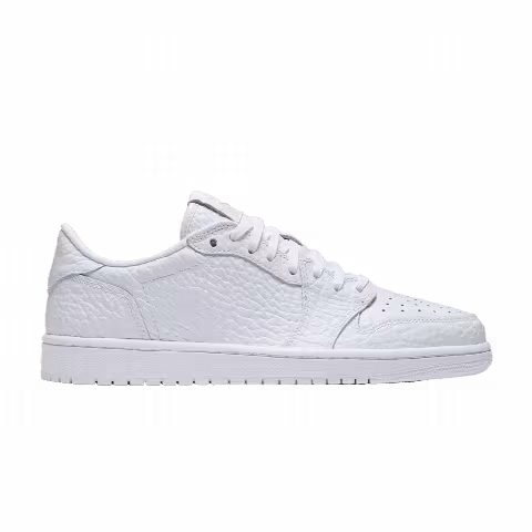 Air Jordan 1 Retro Low Swooshless 'Triple White' 2025