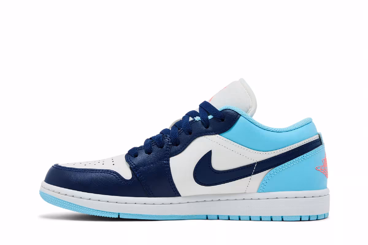 Air Jordan 1 Low Blue Chill, view 4