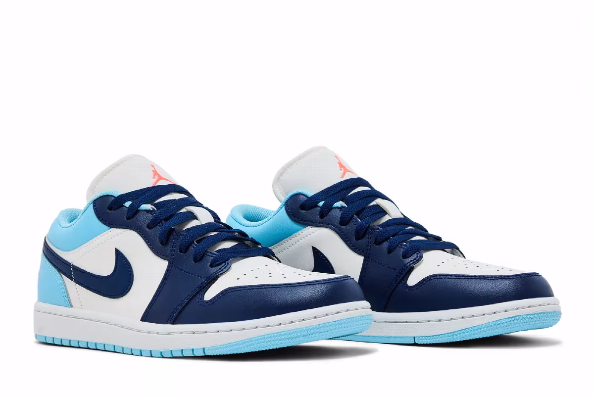 Air Jordan 1 Low Blue Chill, view 9