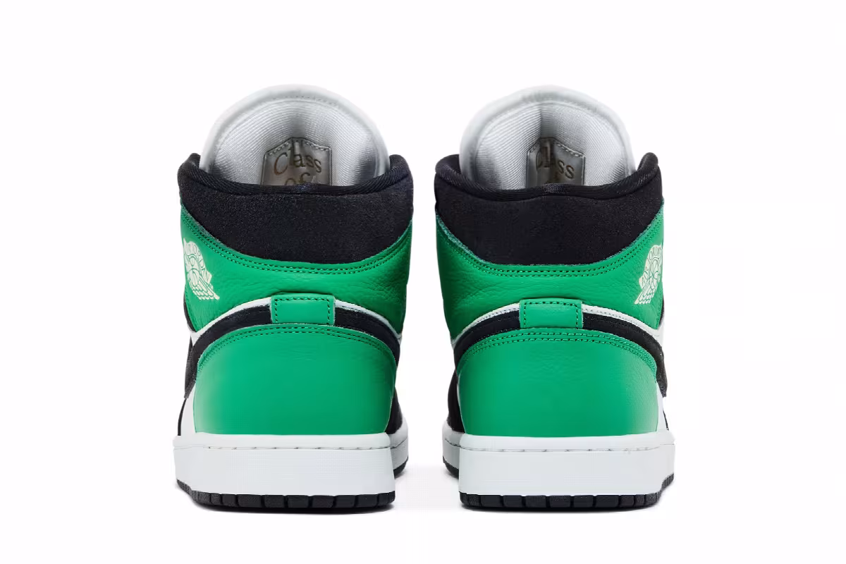 Air Jordan 1 Mid SE Lucky Green, view 7
