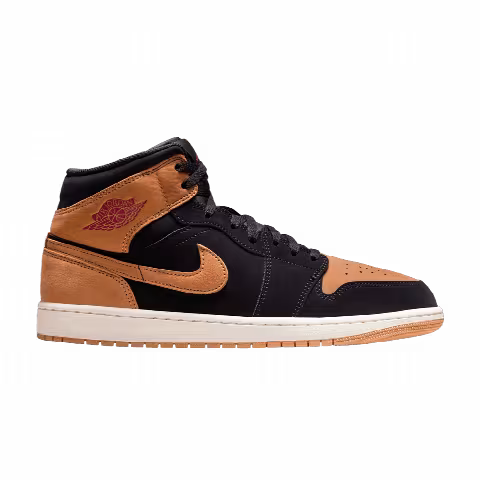 Air Jordan 1 Mid 'Black Flax'