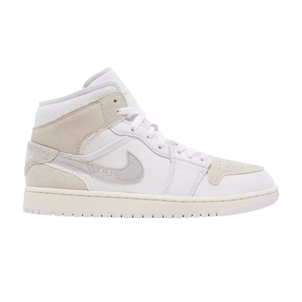 Air Jordan 1 Mid SE Craft Inside Out - White Sail