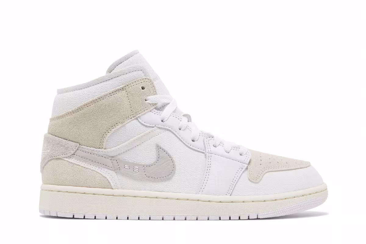 Air Jordan 1 Mid SE Craft Inside Out - White Sail, view 2