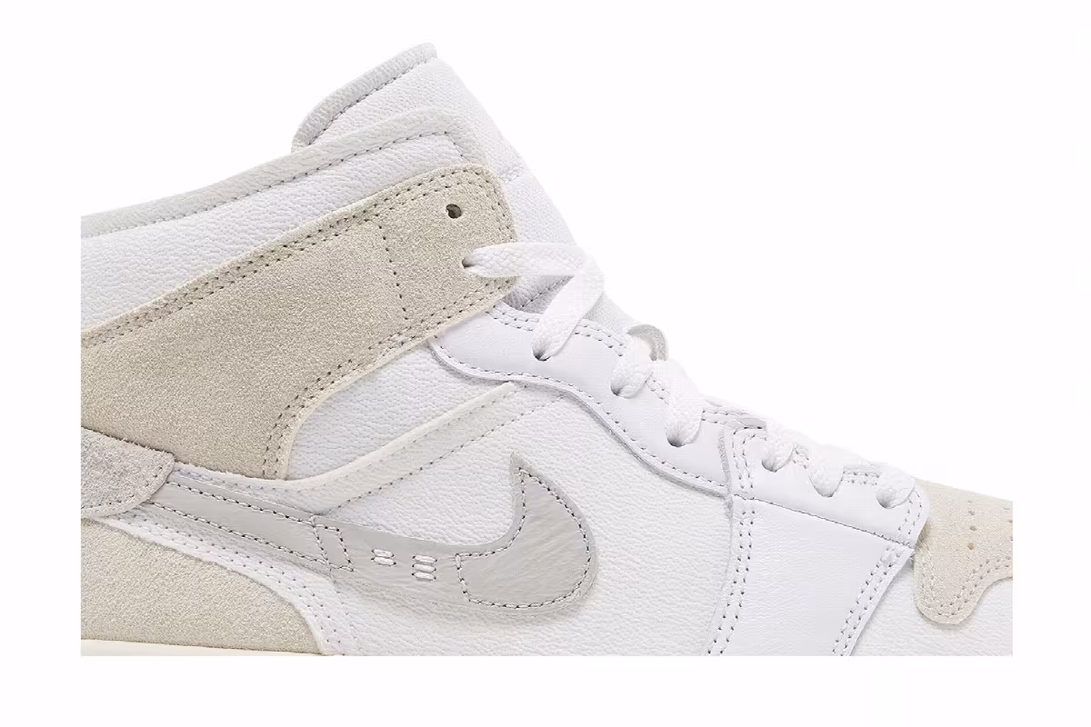Air Jordan 1 Mid SE Craft Inside Out - White Sail, view 3