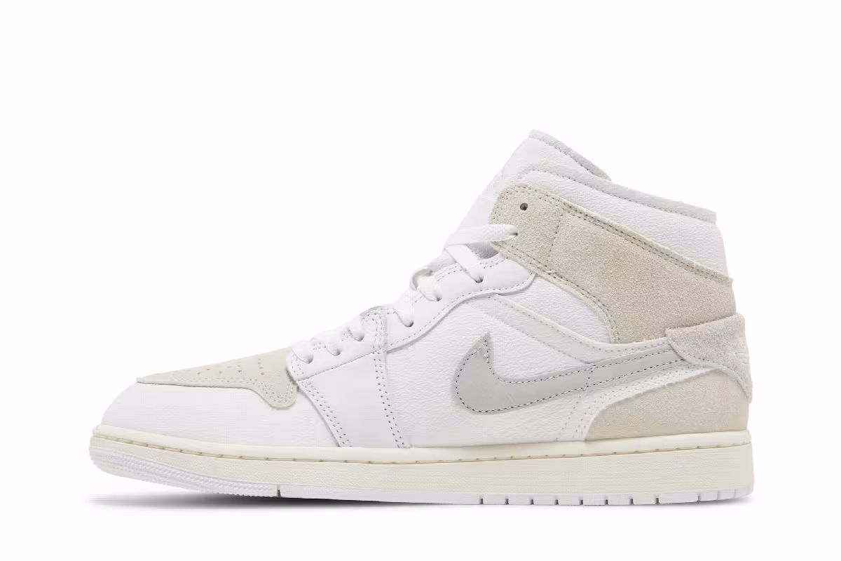 Air Jordan 1 Mid SE Craft Inside Out - White Sail, view 4