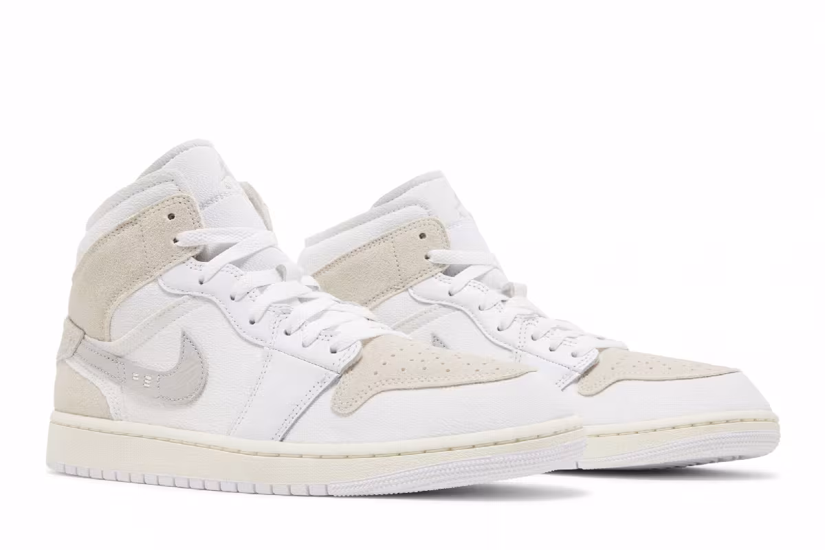 Air Jordan 1 Mid SE Craft Inside Out - White Sail, view 9