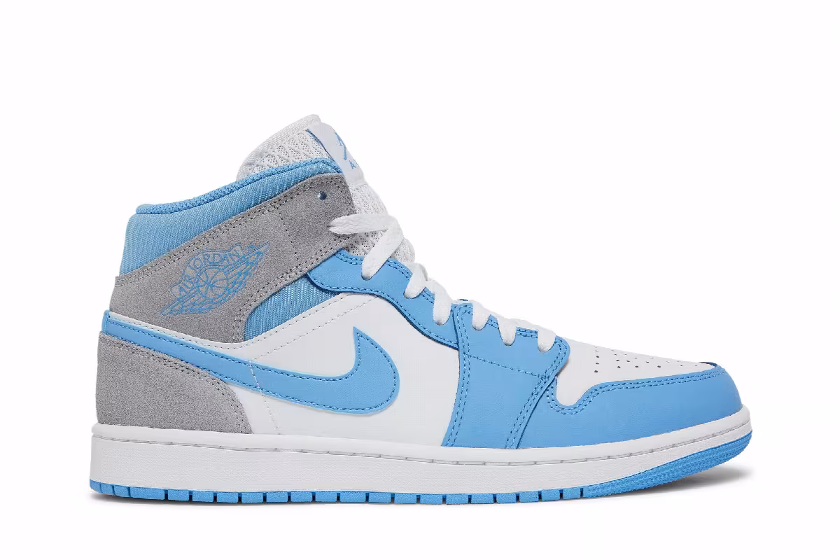 Air Jordan 1 Mid SE University Blue, view 2