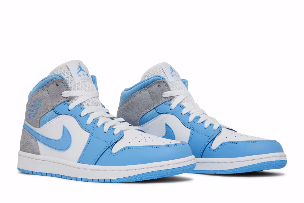 Air Jordan 1 Mid SE University Blue, view 9