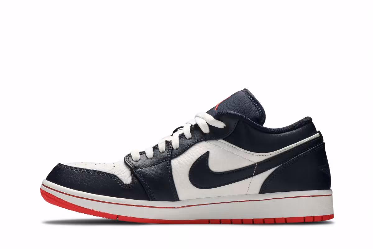Air Jordan 1 Low Obsidian Ember, view 4