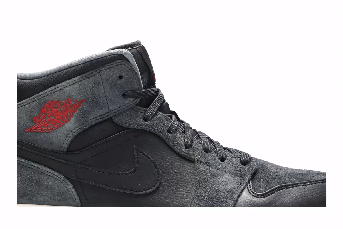 Air Jordan 1 Mid Anthracite, view 3