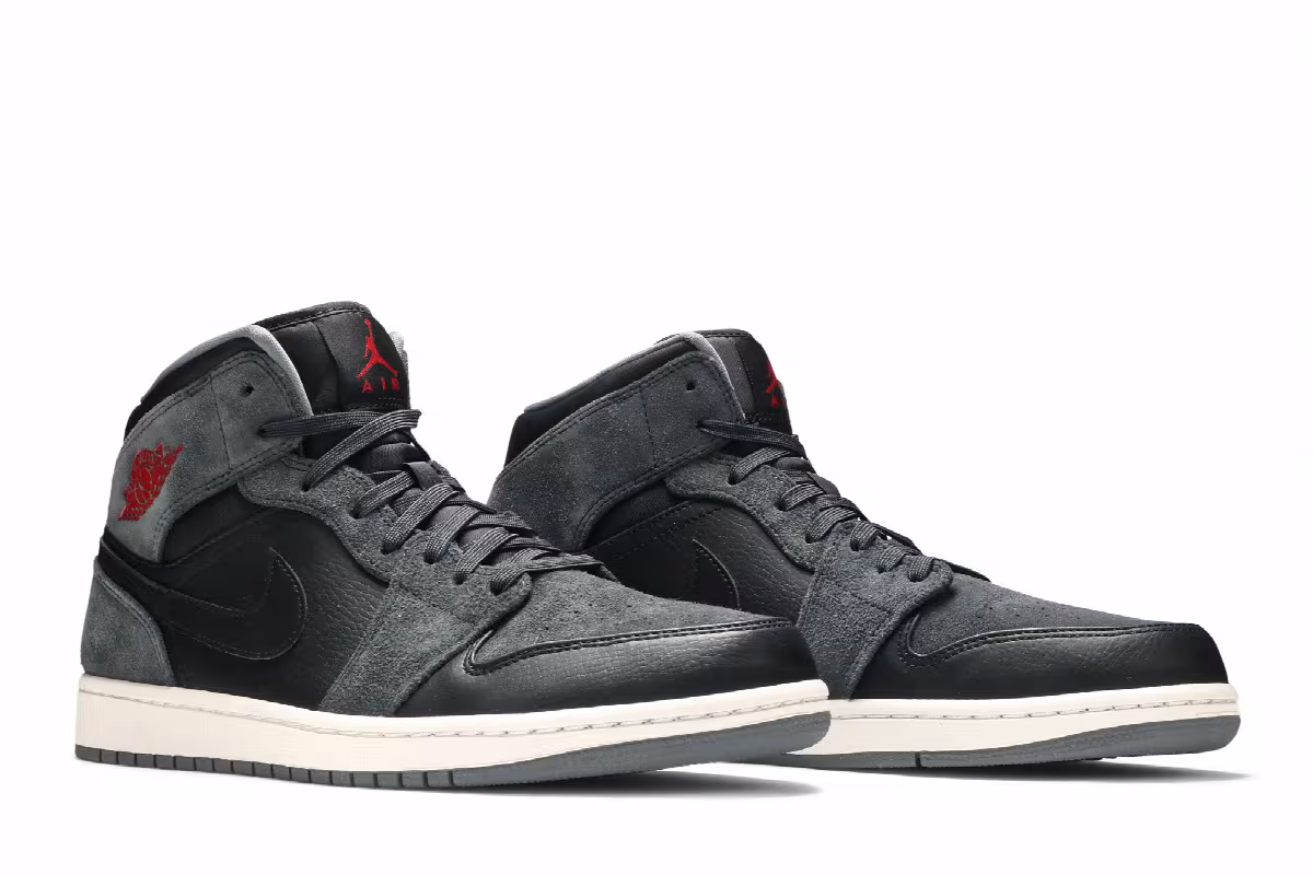 Air Jordan 1 Mid Anthracite, view 9