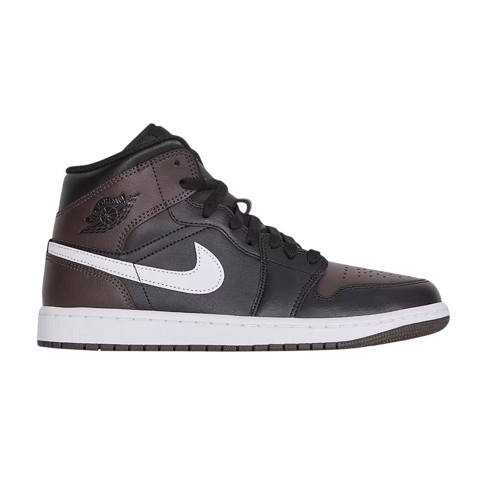 Air Jordan 1 Mid Baroque Brown White Black