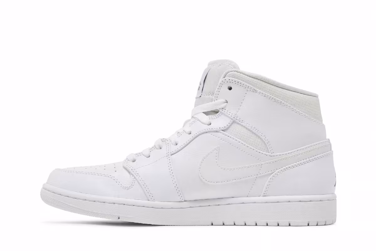 Air Jordan 1 Mid White Cool Grey, view 4