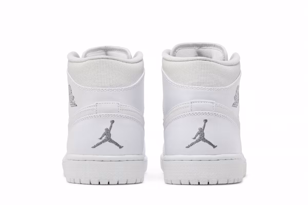Air Jordan 1 Mid White Cool Grey, view 7