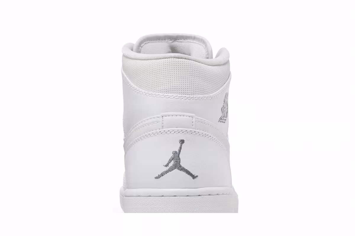 Air Jordan 1 Mid White Cool Grey, view 8