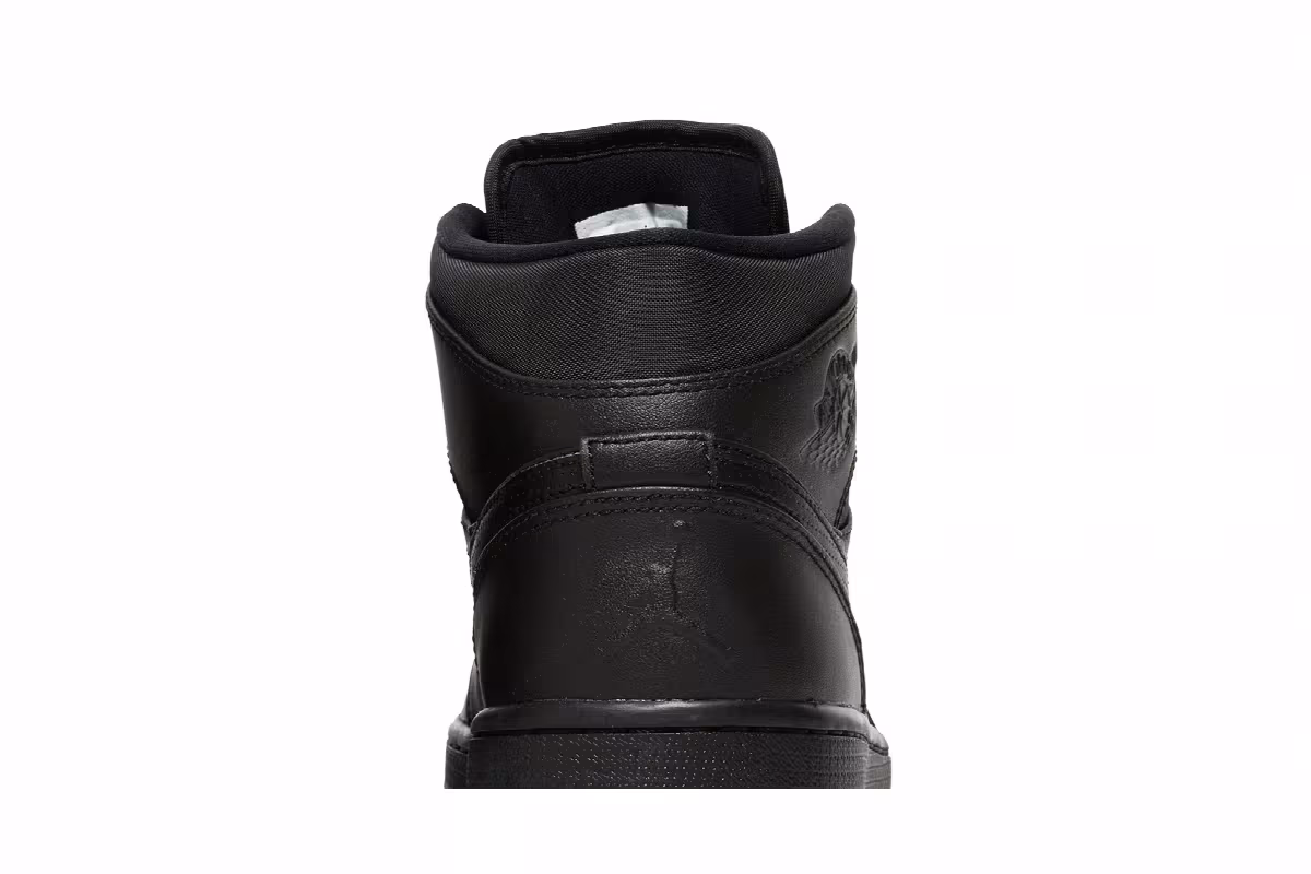 Air Jordan 1 Mid Black White, view 8