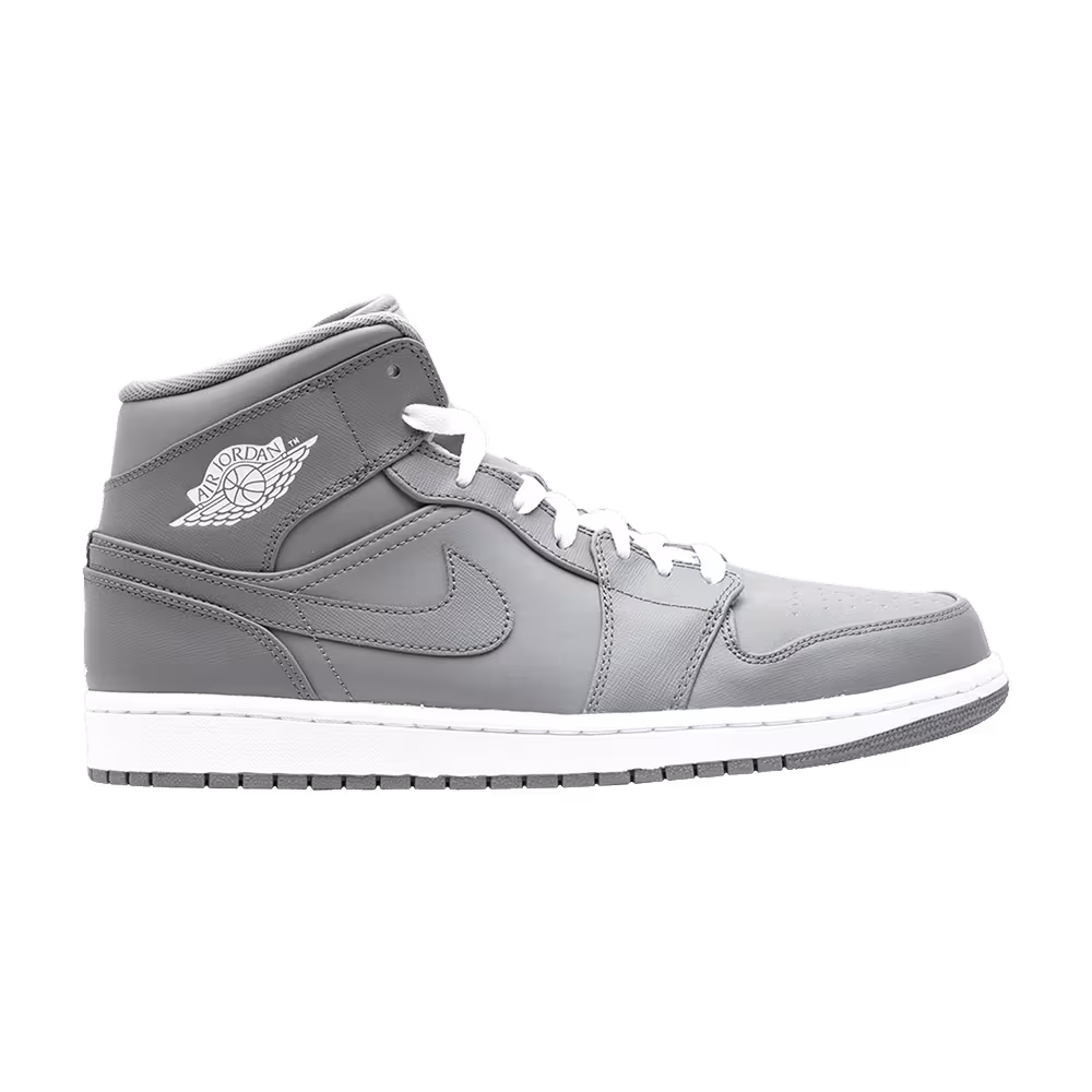 Air Jordan 1 Mid Grey White