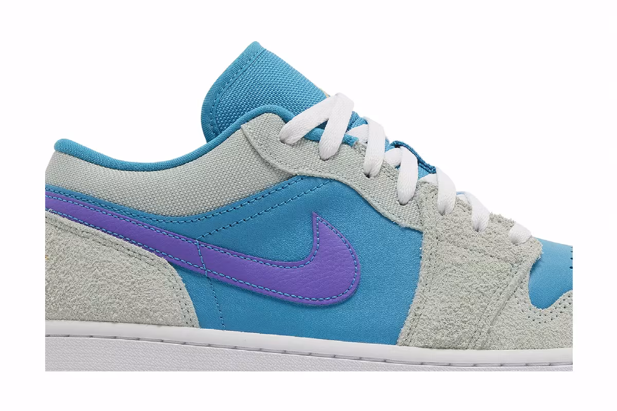 Air Jordan 1 Low SE Aquatone Concord, view 3