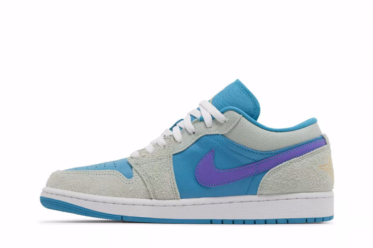 Air Jordan 1 Low SE Aquatone Concord, view 4