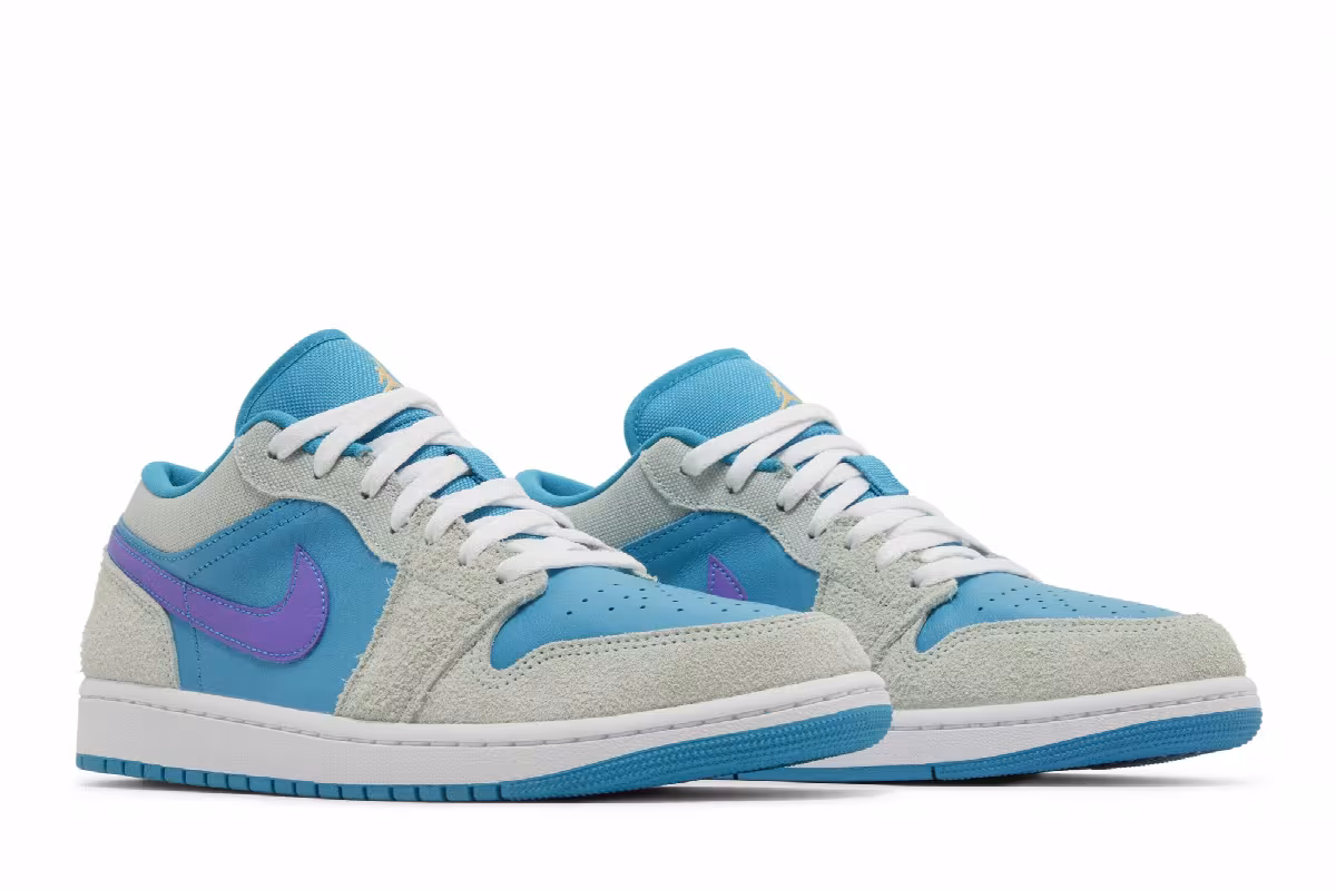 Air Jordan 1 Low SE Aquatone Concord, view 9