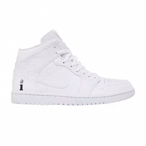 Interscope Records x Air Jordan 1 Mid 'Triple White'