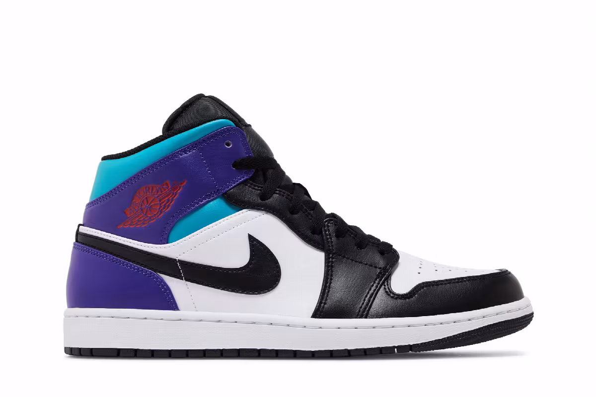 Air Jordan 1 Mid Aqua, view 2