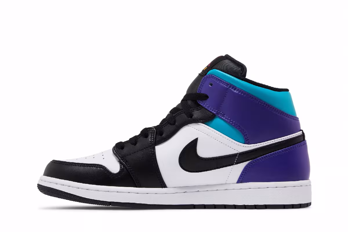 Air Jordan 1 Mid Aqua, view 4