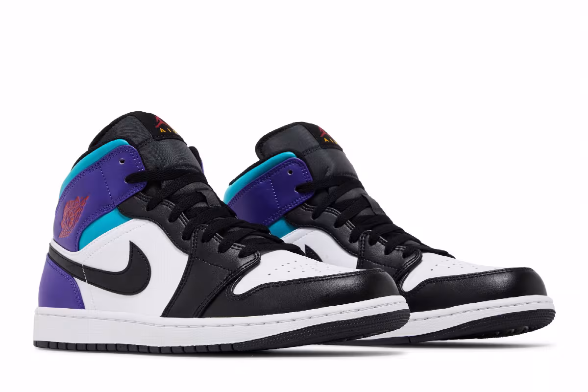 Air Jordan 1 Mid Aqua, view 9