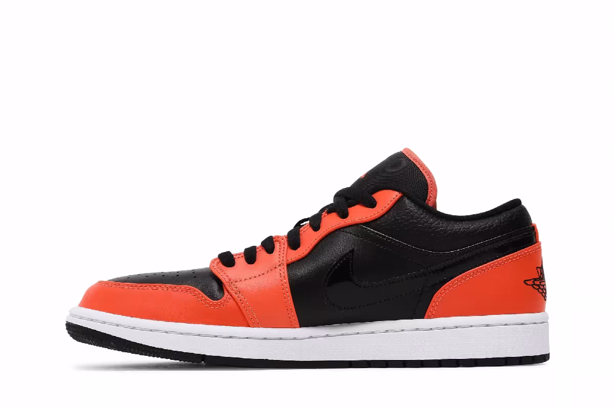 Air Jordan 1 Low SE Black Turf Orange, view 4