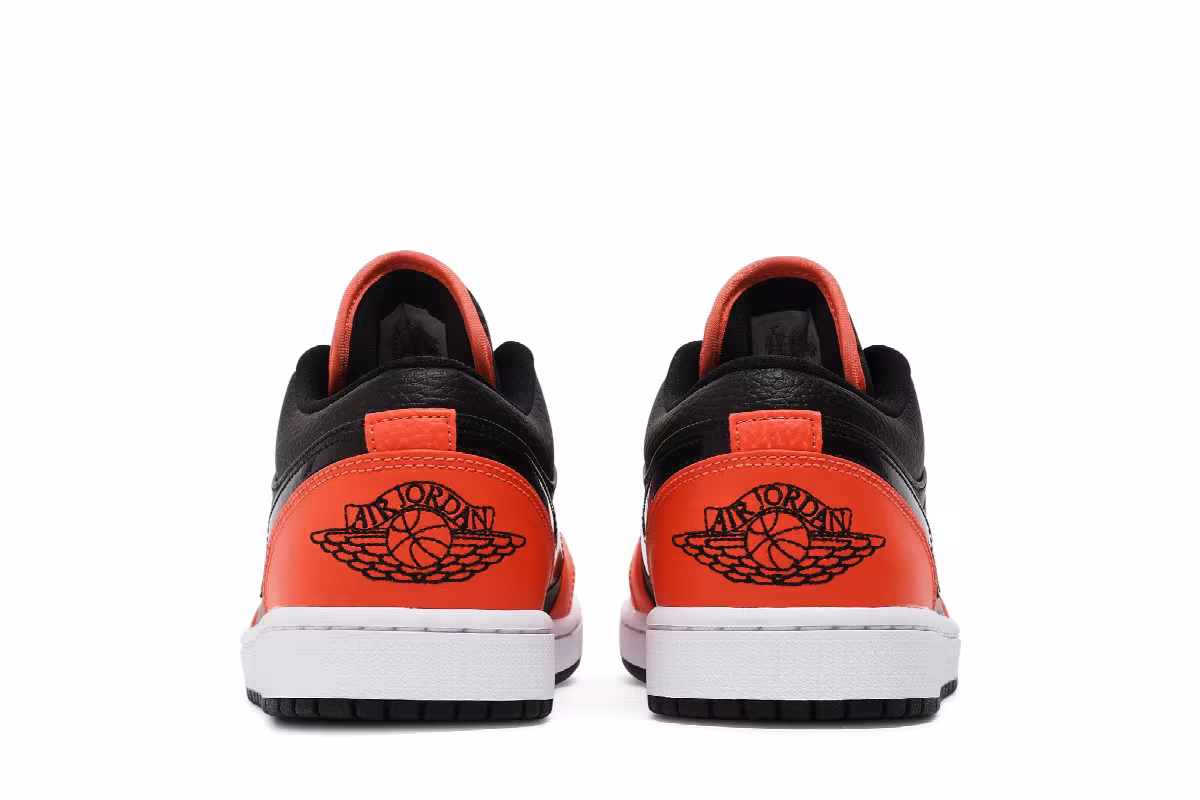 Air Jordan 1 Low SE Black Turf Orange, view 7