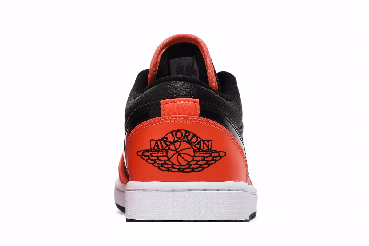 Air Jordan 1 Low SE Black Turf Orange, view 8