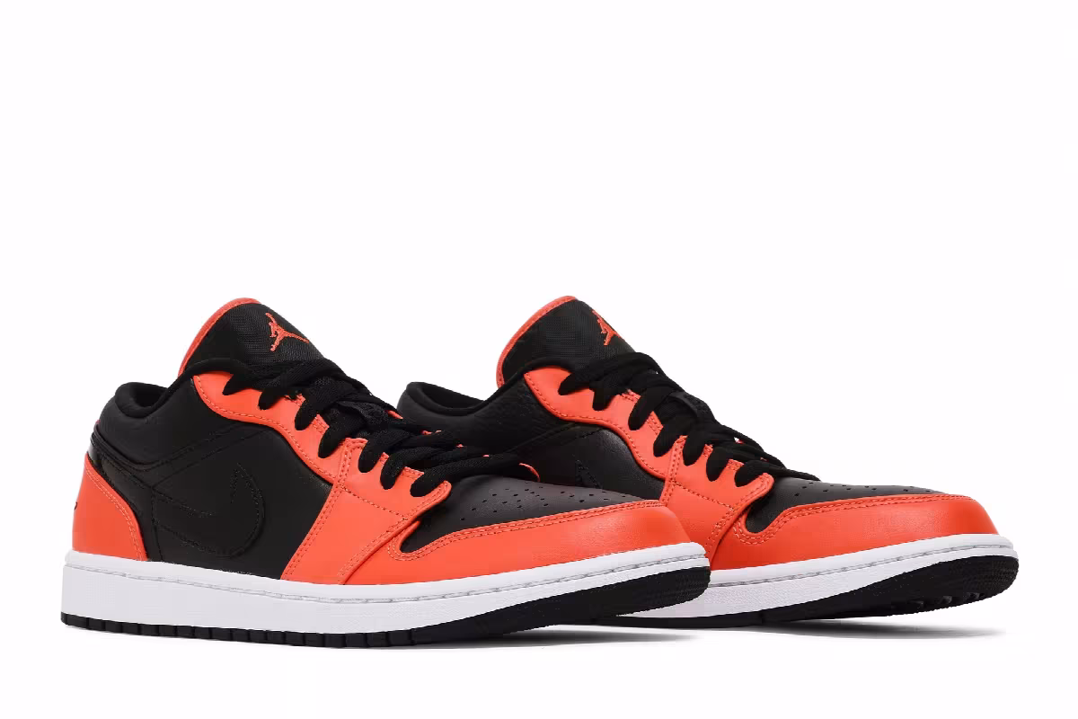Air Jordan 1 Low SE Black Turf Orange, view 9