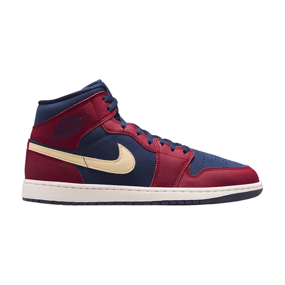 Air Jordan 1 Mid SE Team Red Obsidian