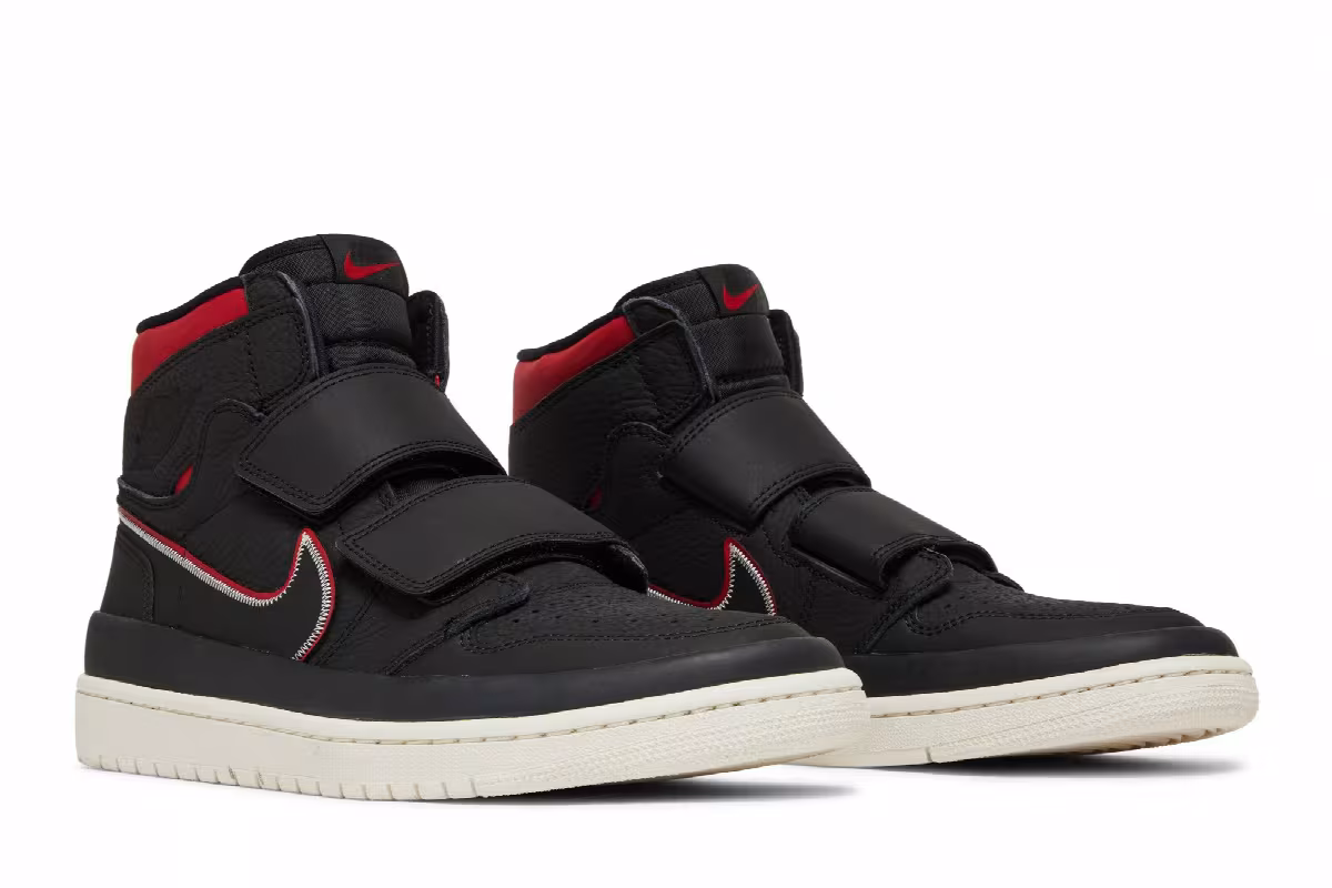 Air Jordan 1 High Double Strap Black Red, view 9