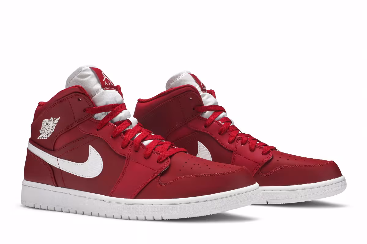 Air Jordan 1 Mid Gym Red 2.0, view 9