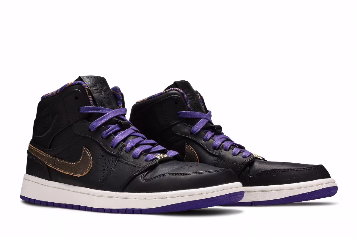 Air Jordan 1 Mid Noveau BHM, view 9