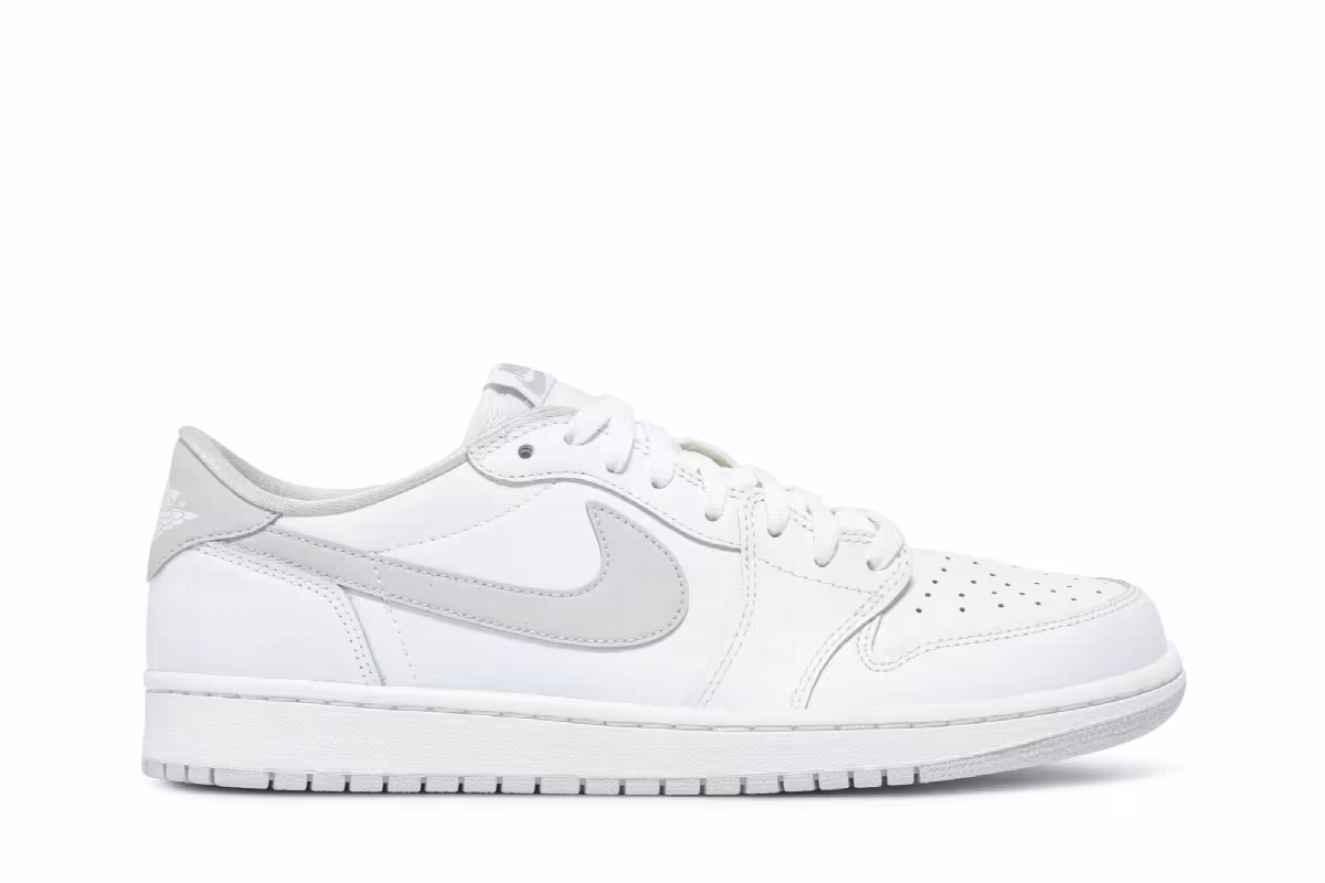Air Jordan 1 Low OG White Neutral Grey, view 2