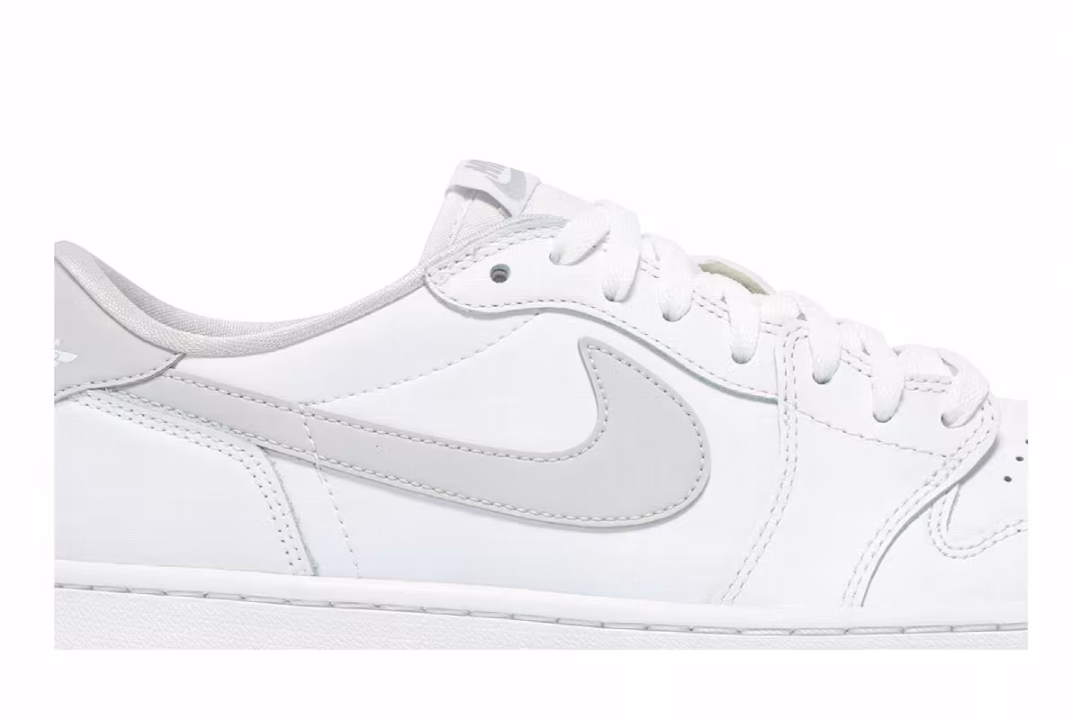 Air Jordan 1 Low OG White Neutral Grey, view 3