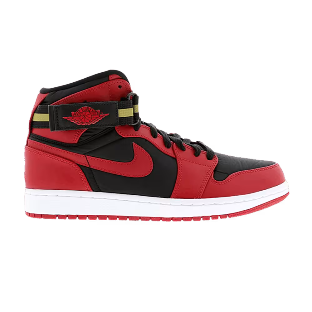 Air Jordan 1 High Strap Black Gym Red
