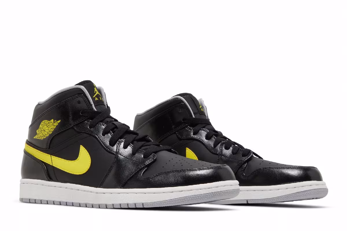 Air Jordan 1 Mid Yellow, view 9