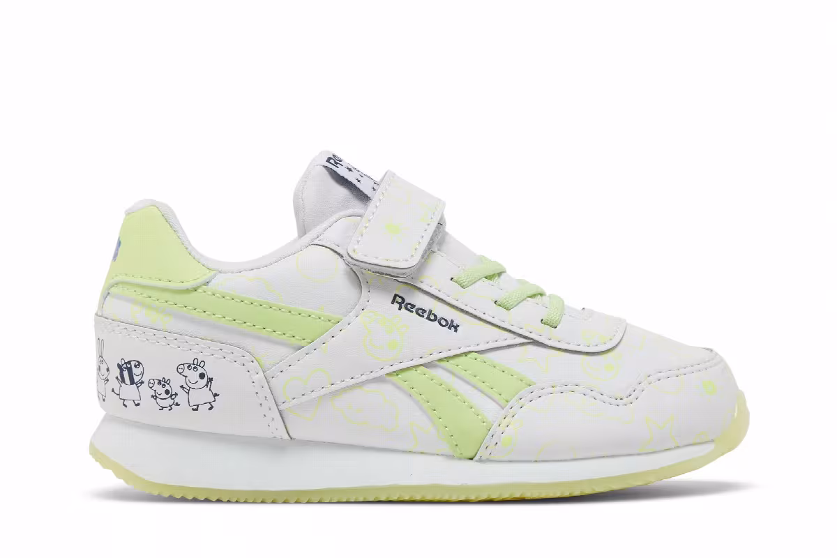 Peppa Pig x Reebok Royal Classic Jogger 3 Toddler Glow In The Dark, view 2