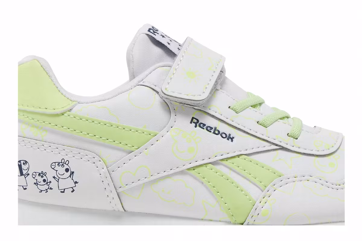Peppa Pig x Reebok Royal Classic Jogger 3 Toddler Glow In The Dark, view 3